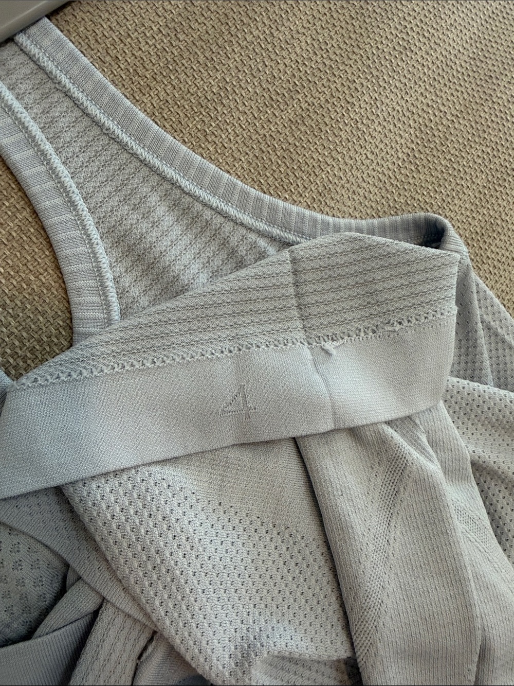 Light Blue Lululemon Racerback Workout Tank - Picture 2 of 3
